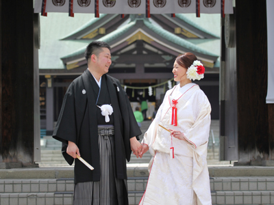 神社挙式写真撮影