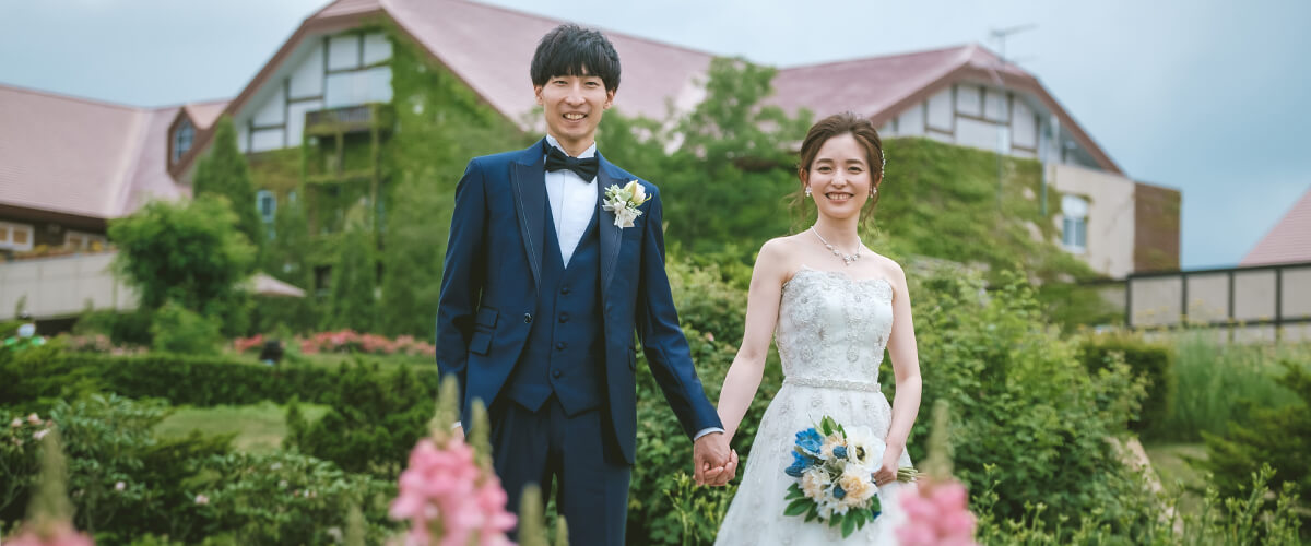 新郎新婦（ウェディングドレス・タキシード）洋装レンタル